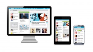 Mashable.com across different devices.